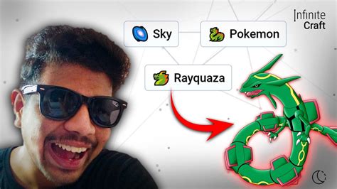 how to make pokemon in infinite craft|how to make rayquaza in infinite craft.